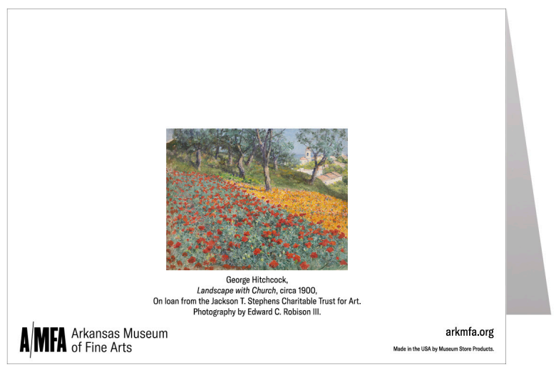 Landscape with Church Notecard
