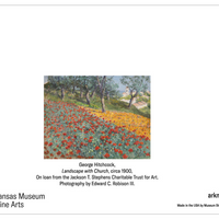 Landscape with Church Notecard