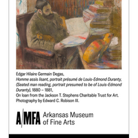Seated Man Reading Print