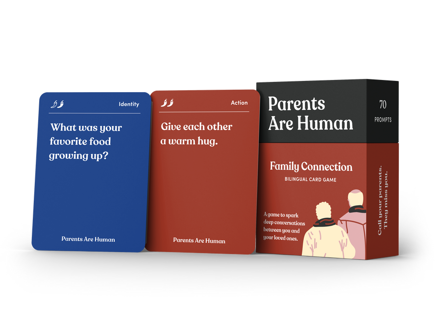 Parents Are Human English and Spanish Edition Card Deck
