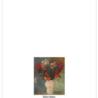 Vase de fleurs (Vase of Flowers) Notecard