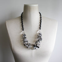 Black and White Danisa Necklace