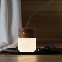 Smart Diffuser Walnut Lamp