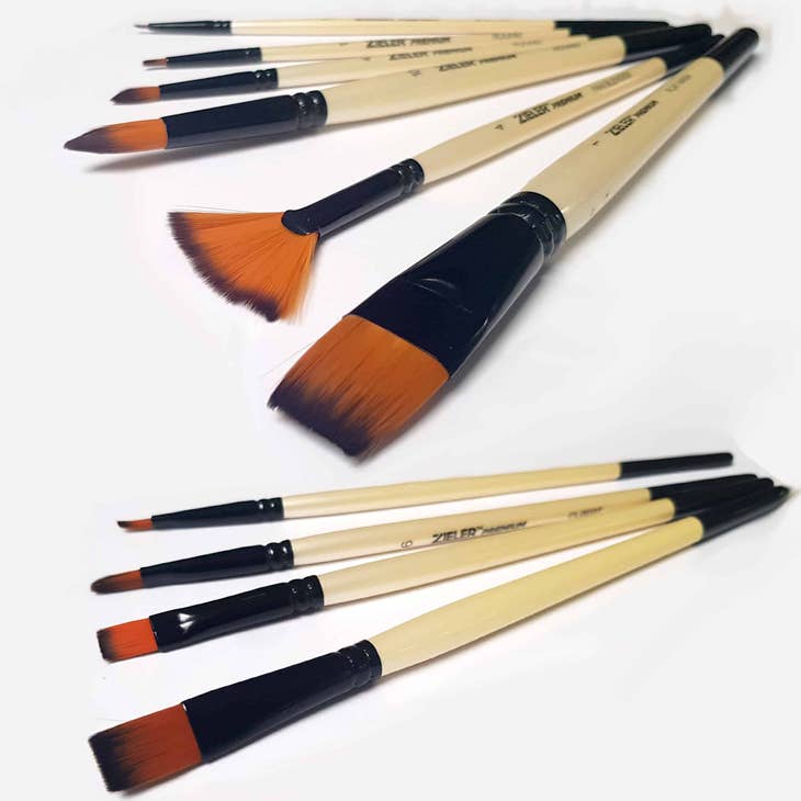 Premium Brushes with Case