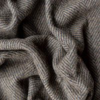 Recycled Wool Herringbone Blanket