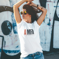 AMFA Signature Unisex White T-Shirt