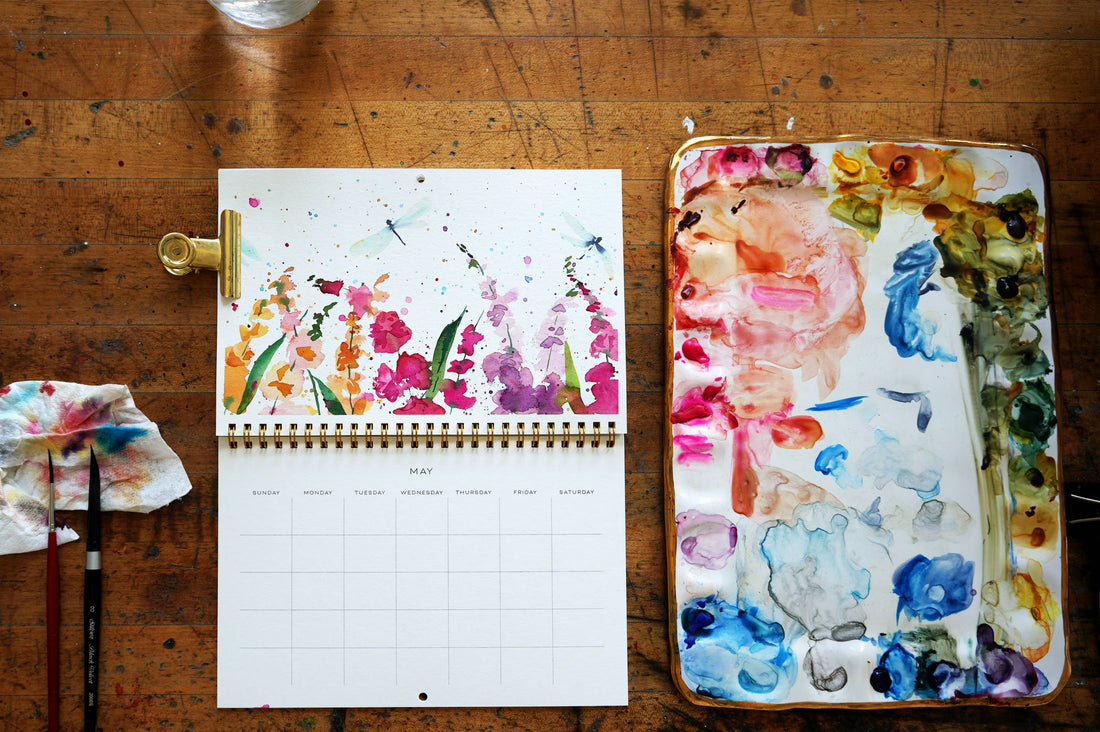 Paint Your Own Watercolor Calendar