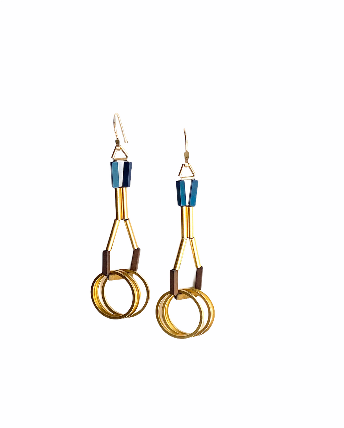 Uni Earrings: Desert red