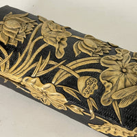 Dragonfly Lotus Soapstone Trinket Box