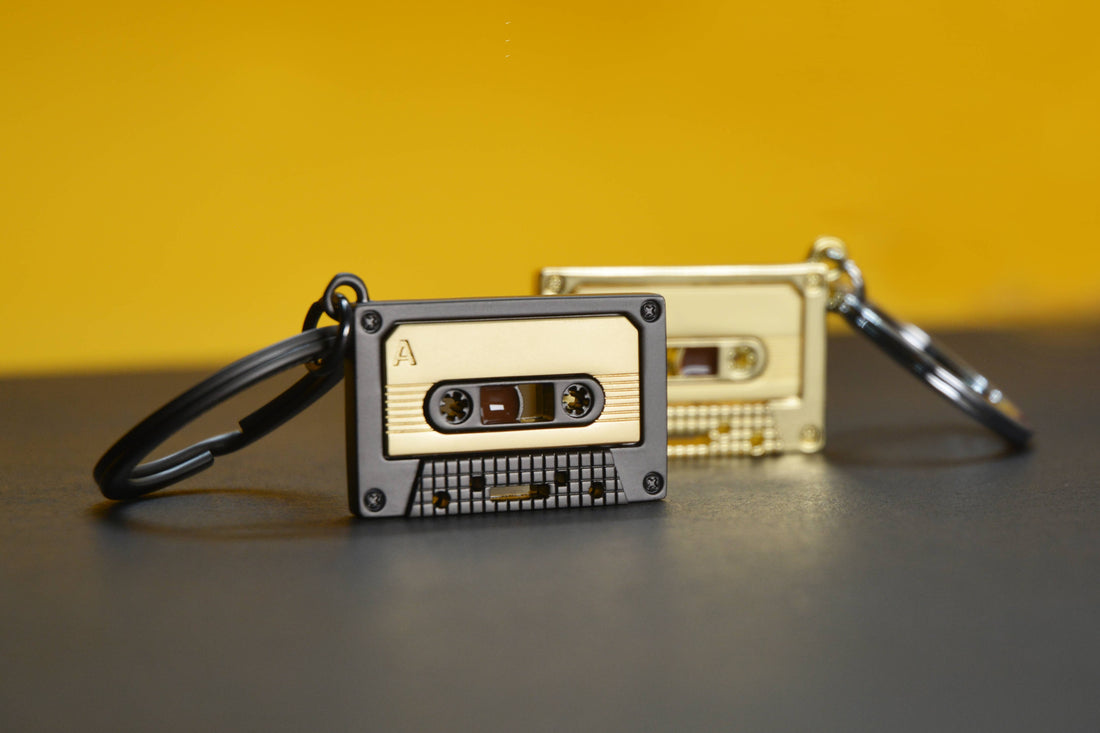 Audio Cassette Keyring