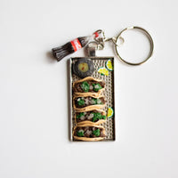 Keychain 4 Tacos w/coke: Green