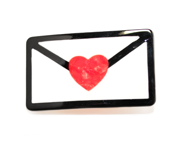 Love Letter Hair Clip