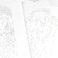 Alphonse Mucha Artists' Coloring Book