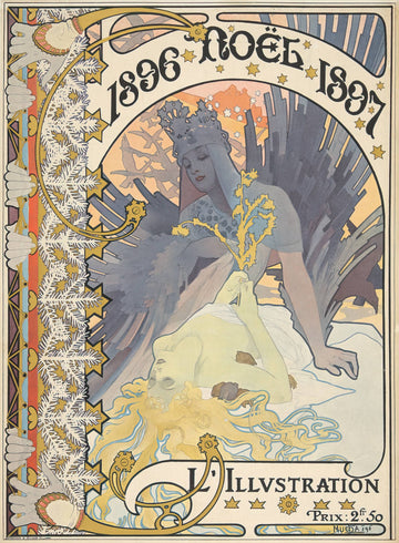 L’Illustration, Noël by Mucha Holiday Boxed Cards