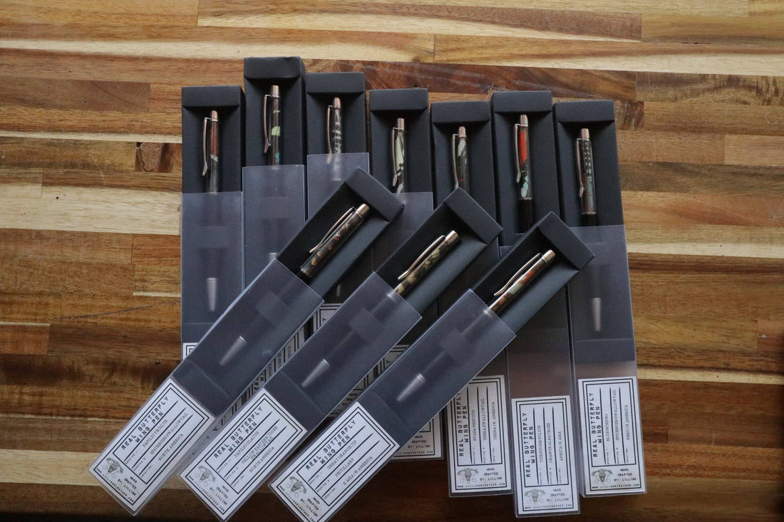 Real Butterfly Wing Pens