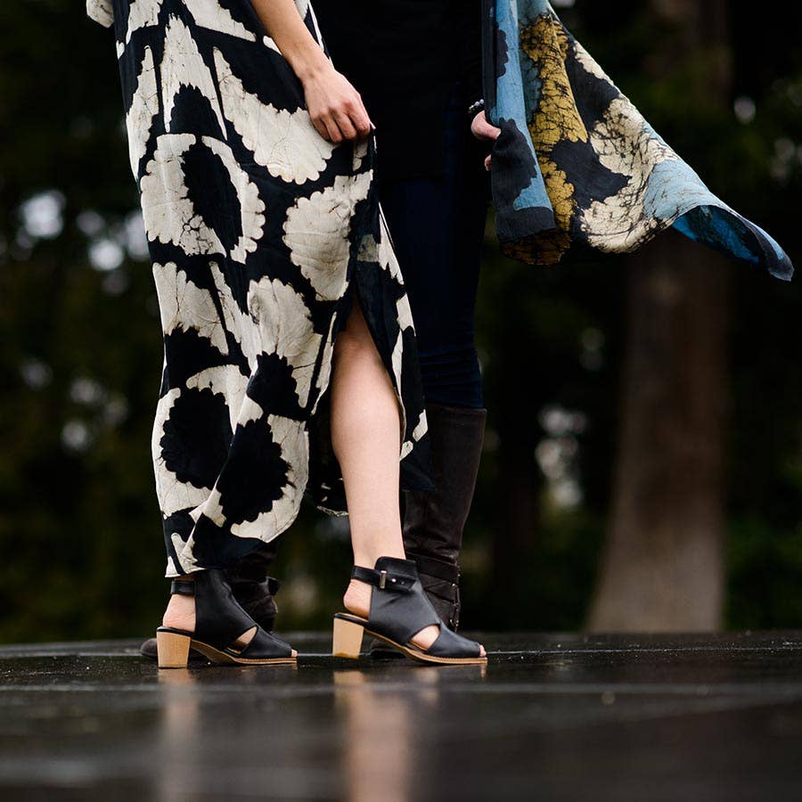Sunset Block Print dress