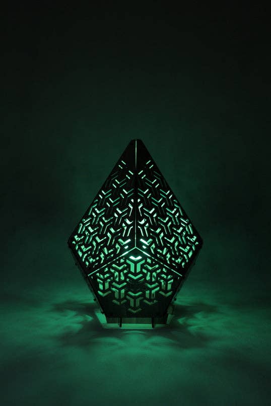 SINAR Arrow 3D Papercraft Table Lamp