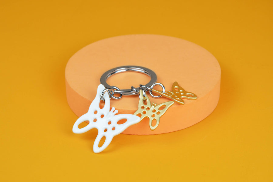 Butterfly Keyring