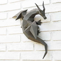 Dragon 3D PaperCraft Origami Wall Art