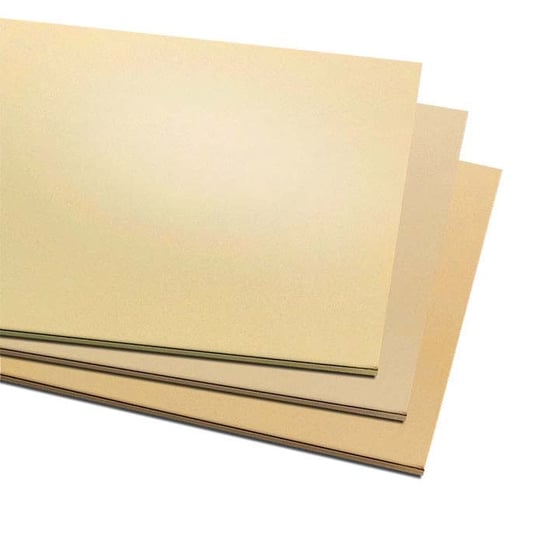 Brass 6 x 6 inch sheet: 22 gauge