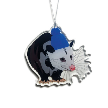 Opossum in a Hat Ornament