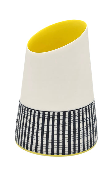 Vase With Tilted Rim
