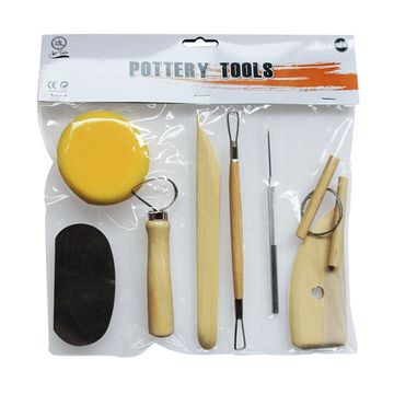 8 Piece Pottery & Clay Sculpting Tools Set