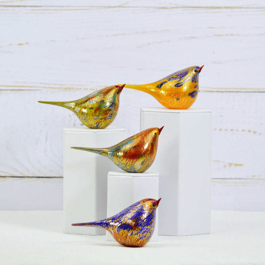 Handblown Murano Glass Chirpie Bird