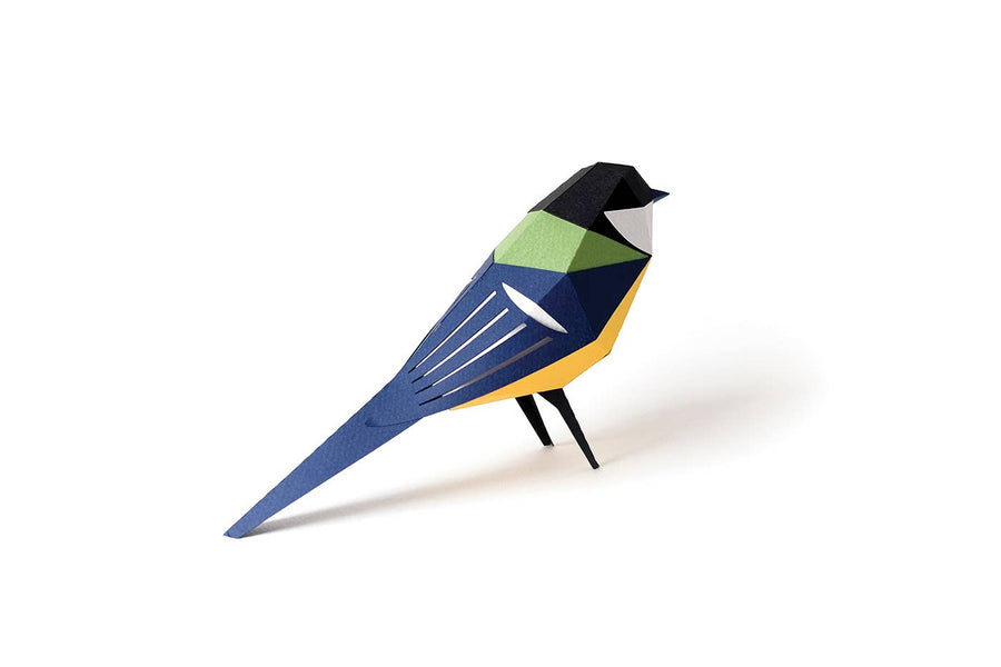 Great Tit  Bird 3D Paper Figure Kit