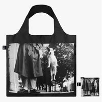 Elliott Erwitt Dog Jumping Recycled Bag