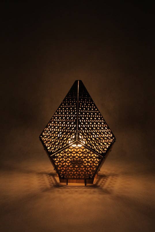 SINAR Tessellate 3D Papercraft Table Lamp