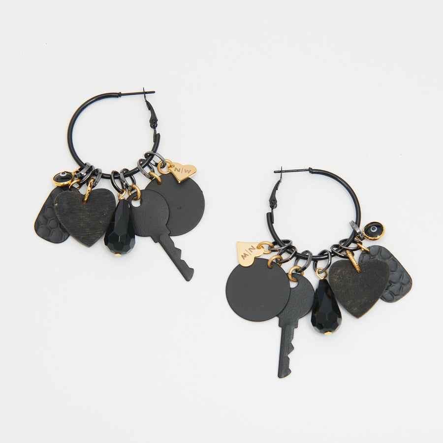 Lunar Hoop Earrings