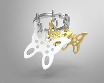 Butterfly Keyring