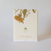 Yellow Dandelion Botanical Blank Notecard