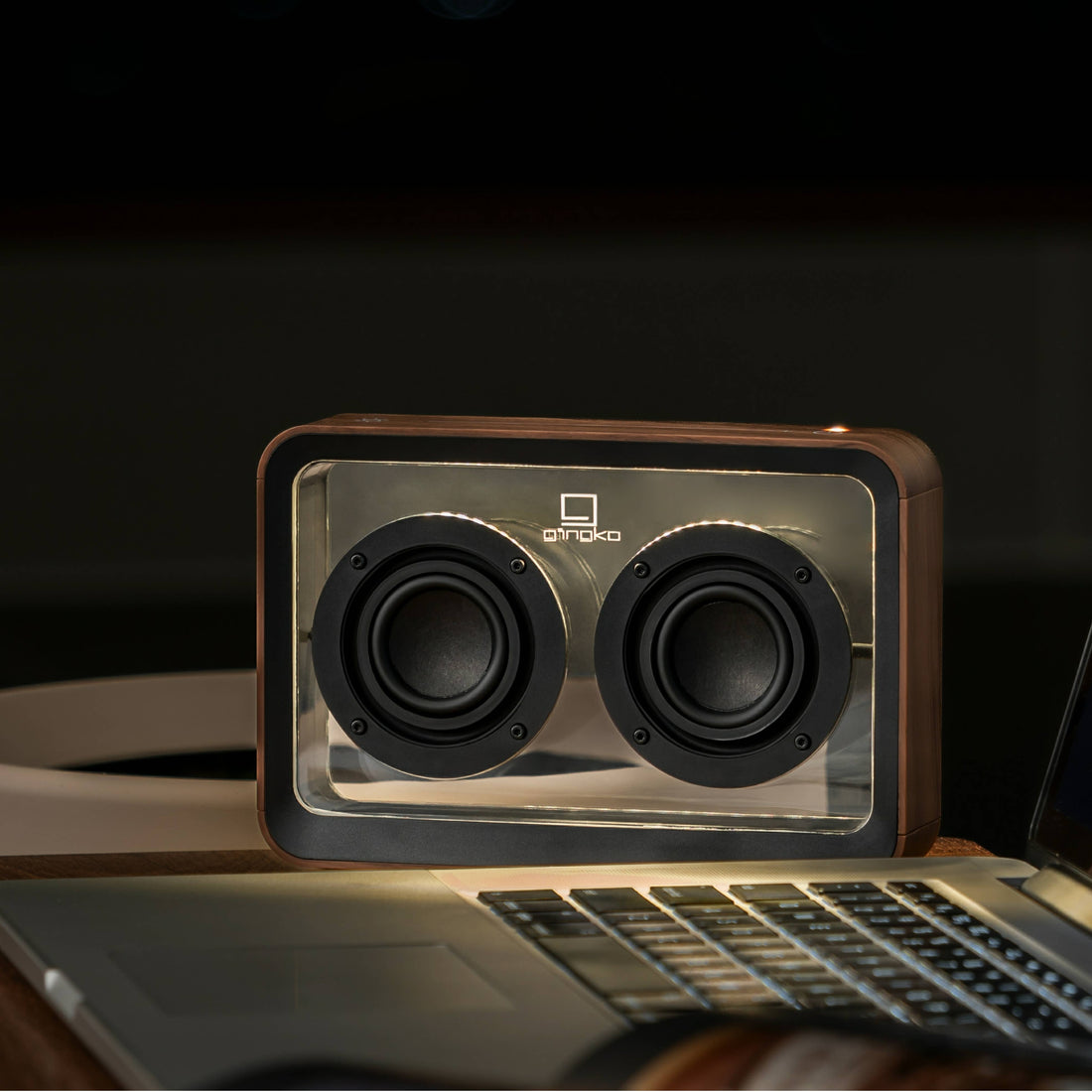 Mage See-Through Speaker: Walnut