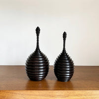 Ebony Wood Vessel - Tembe Range: Large