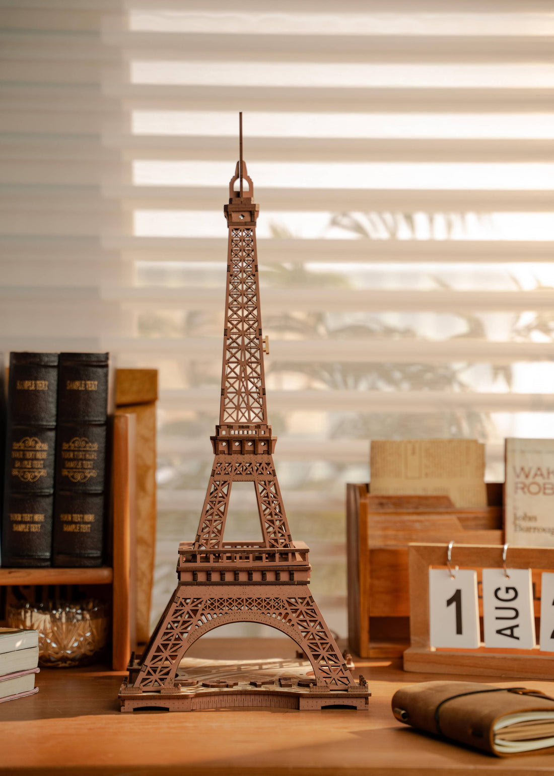 3D Wooden Puzzle w/ LED Lights: Night of the Eiffel Tower