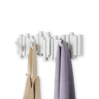 Sticks Wall Hooks: White