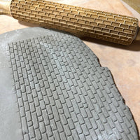Brick Wall Embossed Rolling Pin