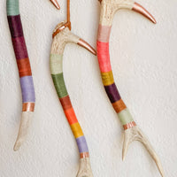 XS Axis Wool Wrapped Deer Antler with Copper