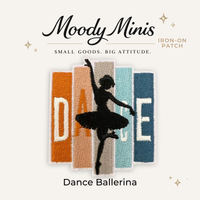 Dance Ballerina Embroidered Iron-On Patch