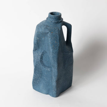Cobalt Terrazzo Milk Jug Vase