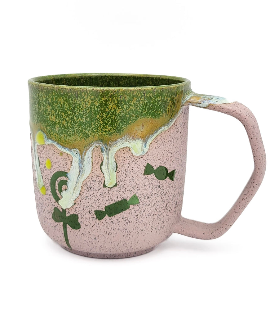 Green Drippy's Candy Mug