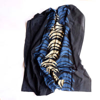 Blue Moon Block Print Scarf