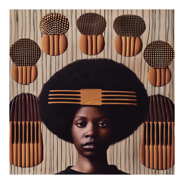 Framed Hadiya Williams Collage