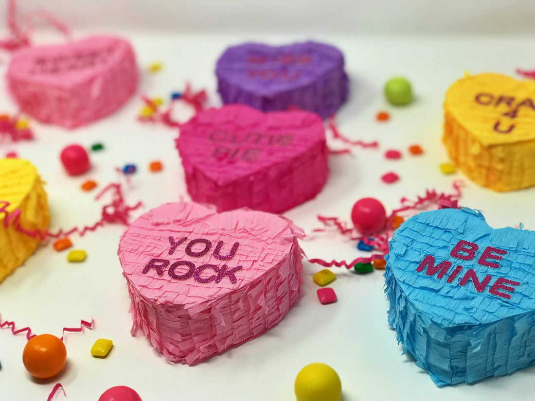 Mini Heart Piñatas