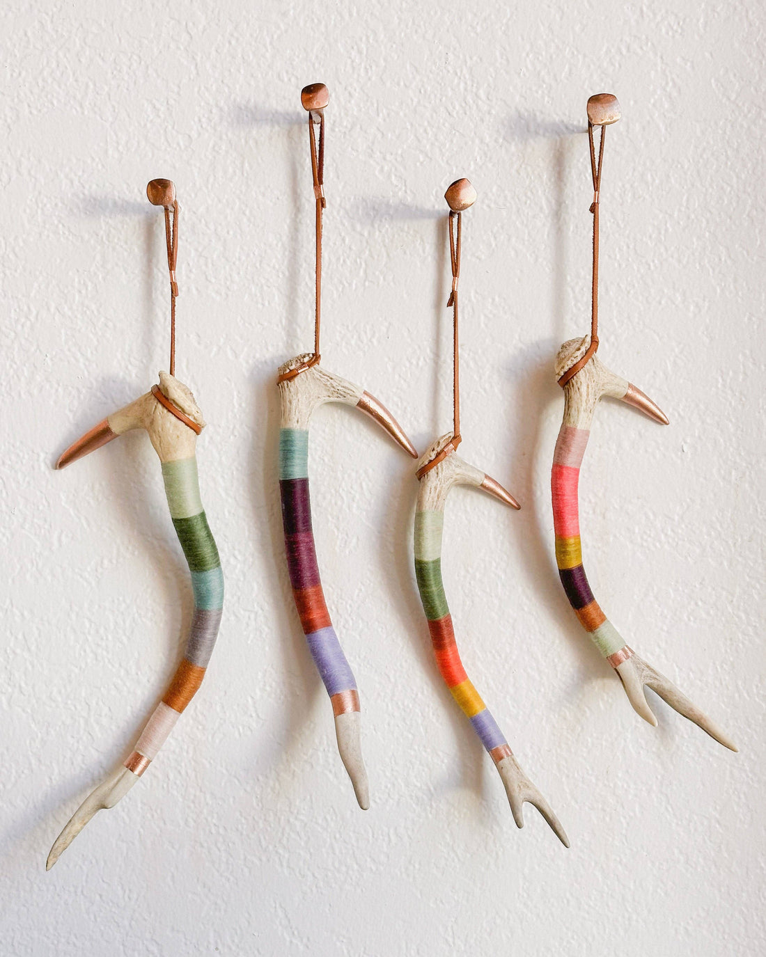 XS Axis Wool Wrapped Deer Antler with Copper