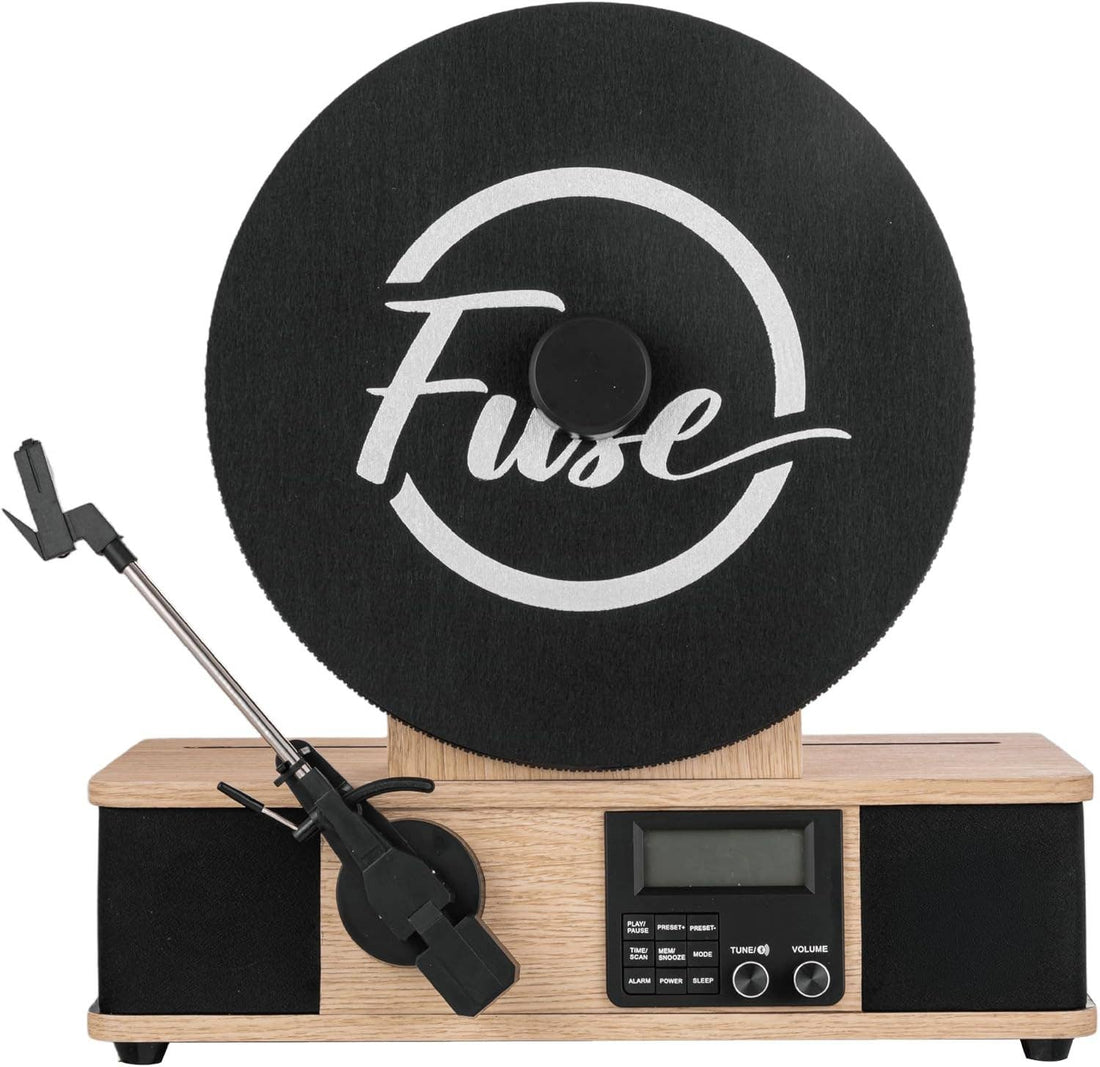 Fuse Wrap Vertical Record Player with Bluetooth