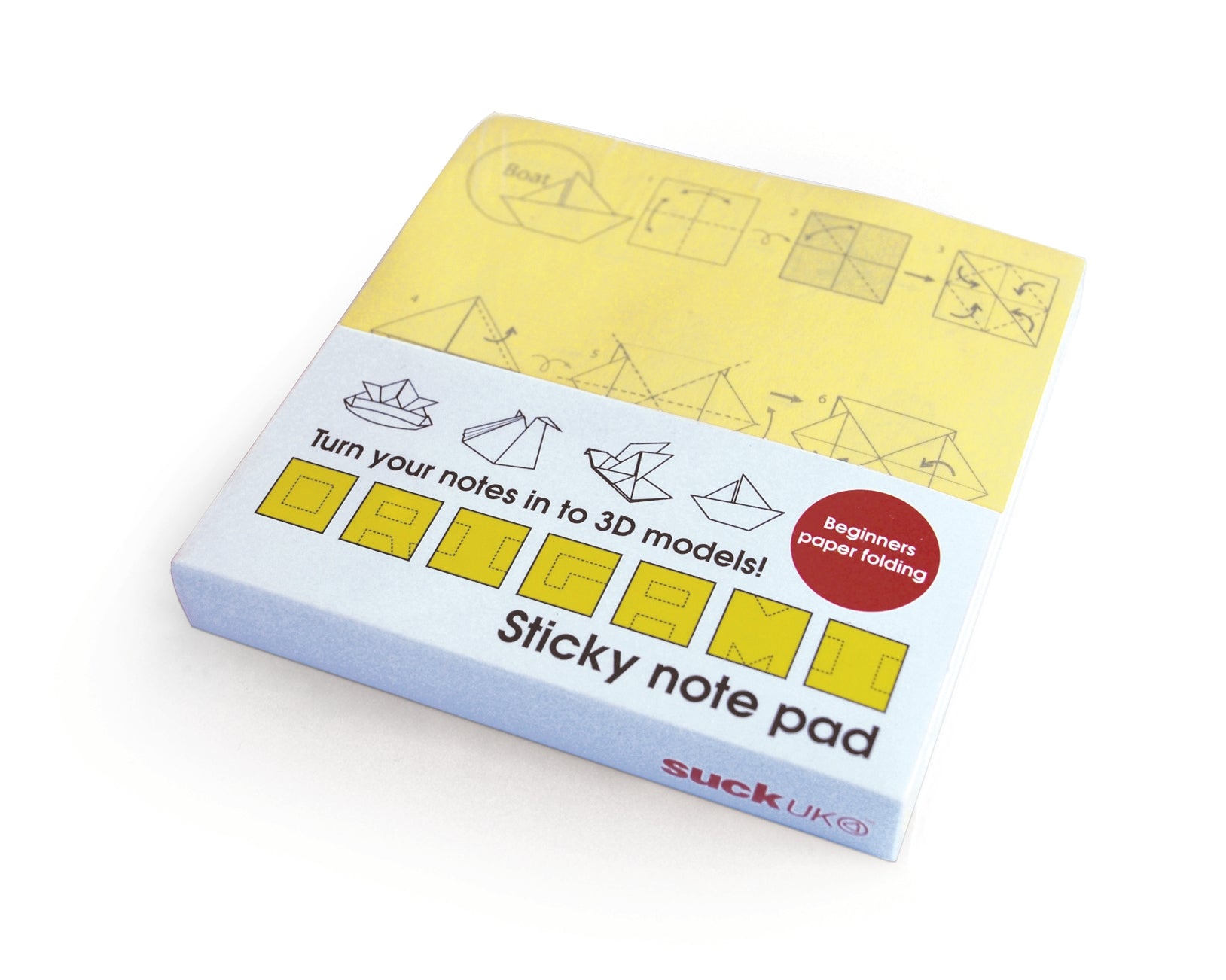 Origami Note Pad Origami Sticky Note Pad – Arkansas Museum of Fine Arts Store