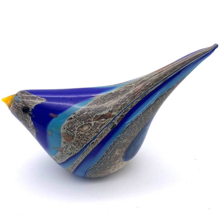 Murano Lucky Lido Bird Figurines